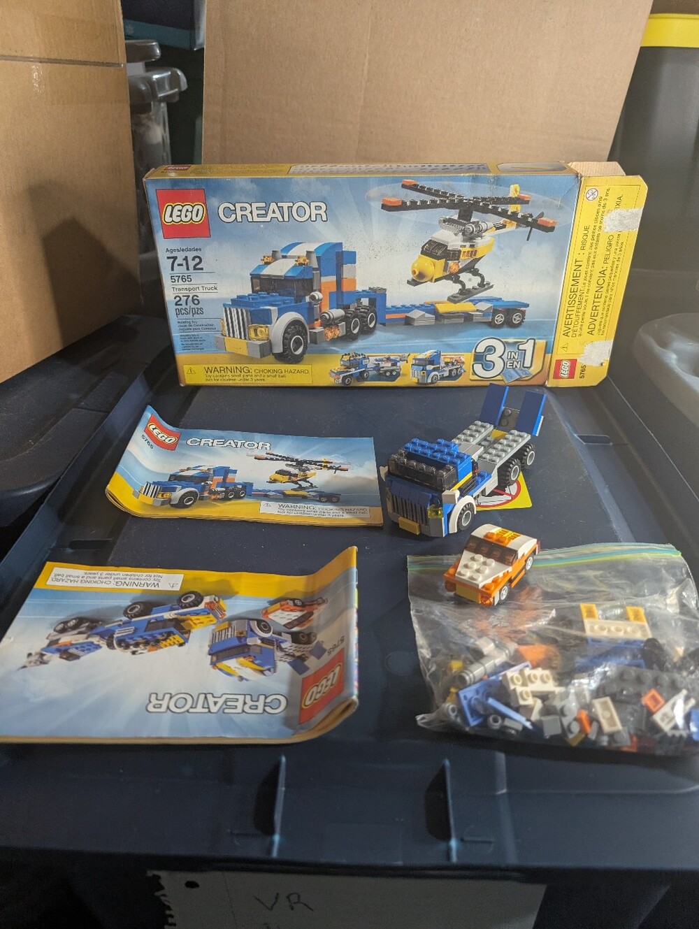 LEGO Creator 5765 Transport Truck LEGO Creator 3 In 1 COMPLETE
